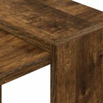 vidaXL Étagère Chêne fumé 52 x 25 x 71 5 cm Bois d'ingénierie