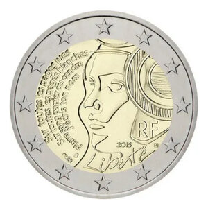 2 euros commémorative France 2015 - Fête de la Fédération.