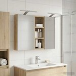 vidaXL Ensemble de Meubles de Salle de Bain 3 Pièces 80 x 10 5 x 50 cm