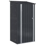 vidaXL Cabanons de jardin Anthracite 103 x 86 x 200 cm Métал