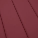 vidaXL Coussin de chaise longue rouge bordeaux 186x58x4cm tissu oxford