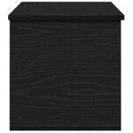 vidaXL Boîte de Rangement Chêne noir 90 x 35 x 35 cm Bois d'ingénierie