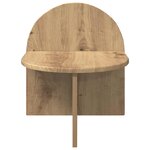 vidaXL Table de chevet 2 Pièces Chêne artisanal 40 x 35 5 x 45 5 cm