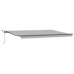 vidaXL Tissu de auvent Gris clair 500 × 350 cm Polyester