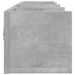 vidaXL Armoire murale gris béton 99x18x16 5 cm bois d'ingénierie