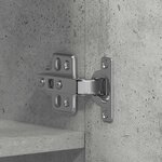 vidaXL Cabinet à chaussures Gris 80 x 35.5 x 180 cm Bois d'ingénierie