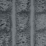 vidaXL Jeté Gris foncé 240 x 220 cm Toison