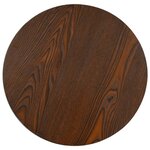 vidaXL Table de bistro Marron foncé 40 cm MDF