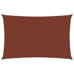 vidaXL Voile de parasol tissu oxford rectangulaire 6x8 m terre cuite