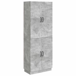 vidaXL Ensemble de Meubles 2 Pièces Gris béton Bois d'ingénierie