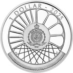 Pièce de monnaie en Argent 1 Dollar g 31.1 (1 oz) Millésime 2025 On Wheels TATRA