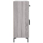 vidaXL Buffet sonoma gris 69 5x34x90 cm bois d'ingénierie