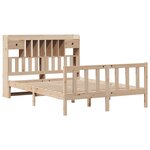 vidaXL Lit bibliothèque sans matelas 140x190 cm bois de pin massif