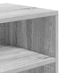 vidaXL Bibliothèque sonoma gris 60x30x71 5 cm bois d'ingénierie