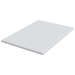 vidaXL Coussins de Matelas Blanc 160 x 200 cm
