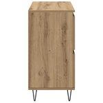 vidaXL Buffets 2 Pièces chêne artisanal 120 x 35 x 70 cm