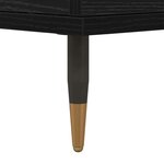 vidaXL Buffet Chêne noir 60 x 35 x 70 cm Bois d'ingénierie