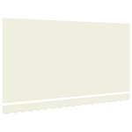 vidaXL Tissu de remplacement de store pour cadre 4x2 m Crème