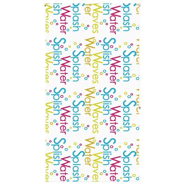 vidaXL Store enrouleur de douche 130x240 cm largeur du tissu 126 cm