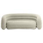 INTEX Canapé Courbé INTEX Gris 229 x 109 x 81 cm PVC et Rayon
