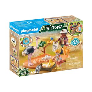 PLAYMOBIL 71296 - Wiltopia Explorateurs et nid d'autruche
