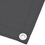 vidaXL Écran de balcon anthracite 120x1000 cm 100  polyester oxford