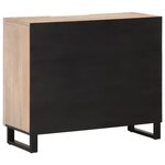 vidaXL Buffet 90x34x75 cm bois massif de manguier