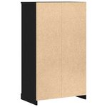 vidaXL Highboard Chêne noir 60 x 35.5 x 103.5 cm Bois d'ingénierie
