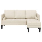 vidaXL Ensemble de Canapés Lin 173 x 131 x 67 cm tissu