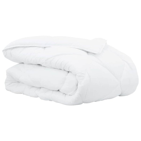 vidaXL Couettes & Duvets Blanc 200 x 200 cm Microfibre
