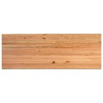 vidaXL Table à manger avec bord naturel 280x100x74cm bois massif chêne