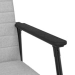 vidaXL fauteuil Gris nuage 59 x 75 x 78 cm tissu