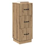 vidaXL Armoire à tiroirs 33 x 34 5 x 87 cm Bois d'ingénierie