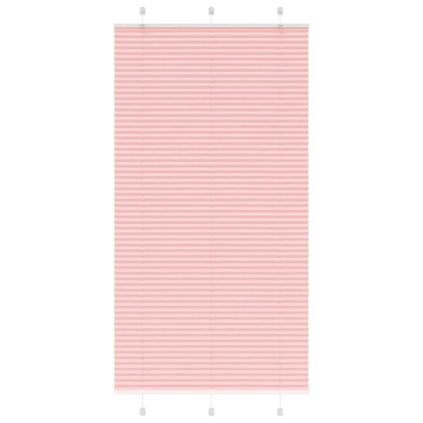 vidaXL Store plissé rose 110x200 cm largeur du tissu 109 4cm polyester