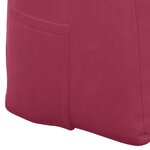 vidaXL Coussin de Dos Bordeaux 140 x 24 x 50 cm Velours