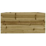 vidaXL Jardinière 100x100x49 5 cm bois de pin imprégné