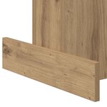 vidaXL Table d'appoint Chêne artisanal 44 5 x 45 x 55 cm