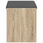 vidaXL Banc d'entrée Chêne Sonoma 63 x 38 x 45 cm