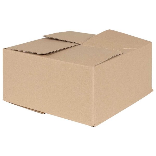 vidaXL Boîte Pliable 50 pièces Naturel 30 x 30 x 15 cm Carton
