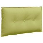 vidaXL Coussin de Dos Vert clair 80 x 19 x 50 cm tissu