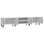 vidaXL Meuble TV blanc 180x31 5x40 cm bois d'ingénierie