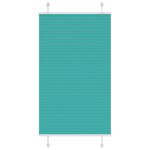 vidaXL Store plissé vert pétrole 80x100 cm largeur du tissu 79 4 cm