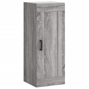 vidaXL Armoire murale sonoma gris 34 5x34x90 cm bois d'ingénierie