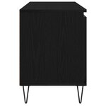 vidaXL Meuble TV Chêne noir 104 x 35 x 50 cm Bois d'ingénierie