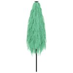 vidaXL Parasol de jardin avec mât en acier vert 388x388x248 cm
