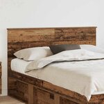 vidaXL Tête de lit Bois Ancien 140 cm Bois d'ingénierie