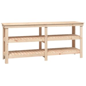 vidaXL Banc de travail 181x50x80 cm Bois de pin massif