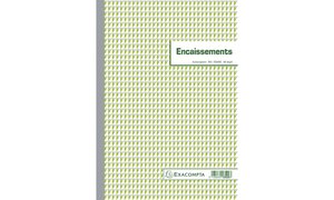 Manifold Encaissements 29,7x21cm 50 feuillets dupli autocopiants EXACOMPTA