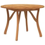 vidaXL Ensemble à manger de jardin 5 Pièces Bois d'acacia solide
