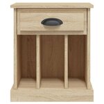 vidaXL Table de chevet chêne sonoma 43x36x50 cm
